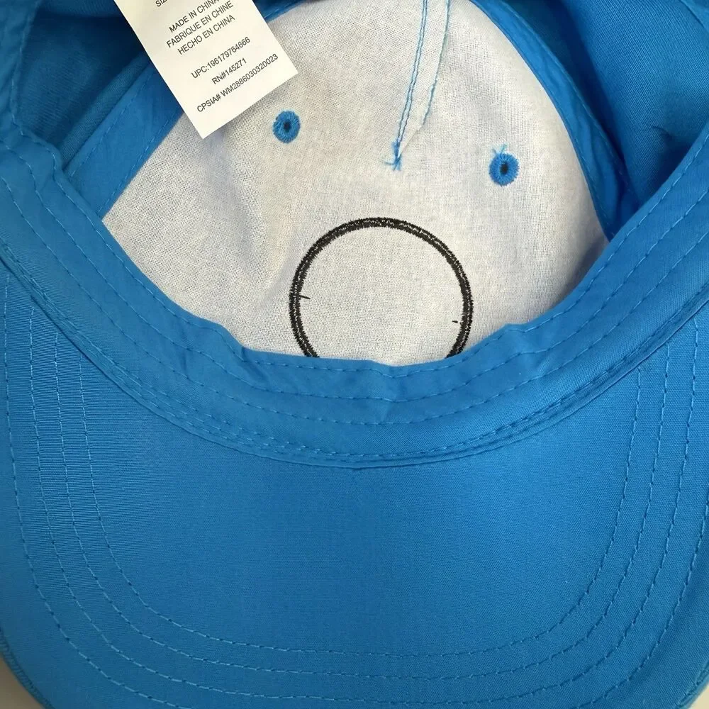 Pokemon Hat Cap Blue 100% Cotton Snapback Youth Adult One-Size EUC
